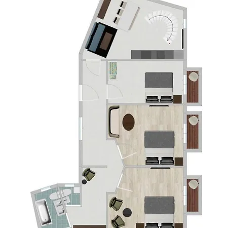 View - Dachterrasse - Privater Parkplatz *