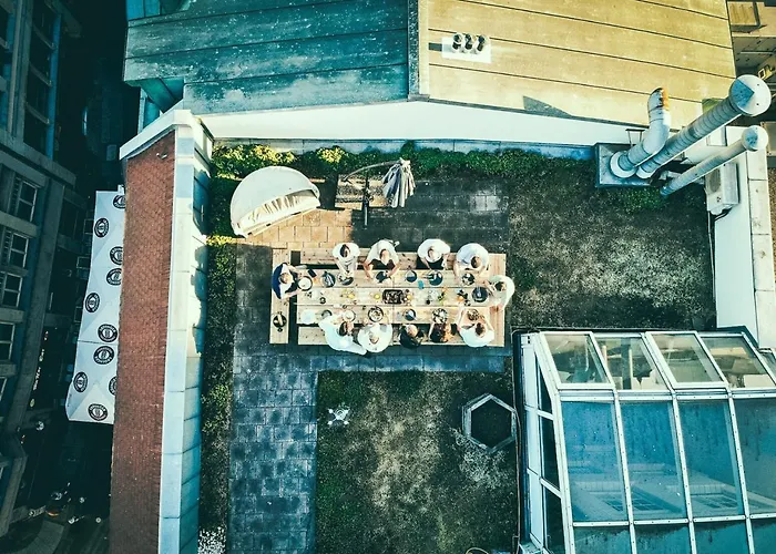 View - Dachterrasse - Privater Parkplatz شقة